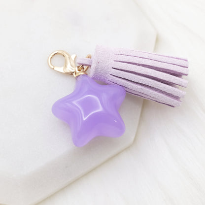 Purple Eco Glam Star Charm