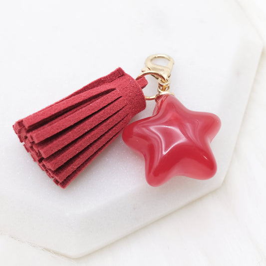 Red Eco Glam Star Charm