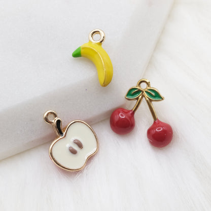 Enamel Cherry Pop Charm