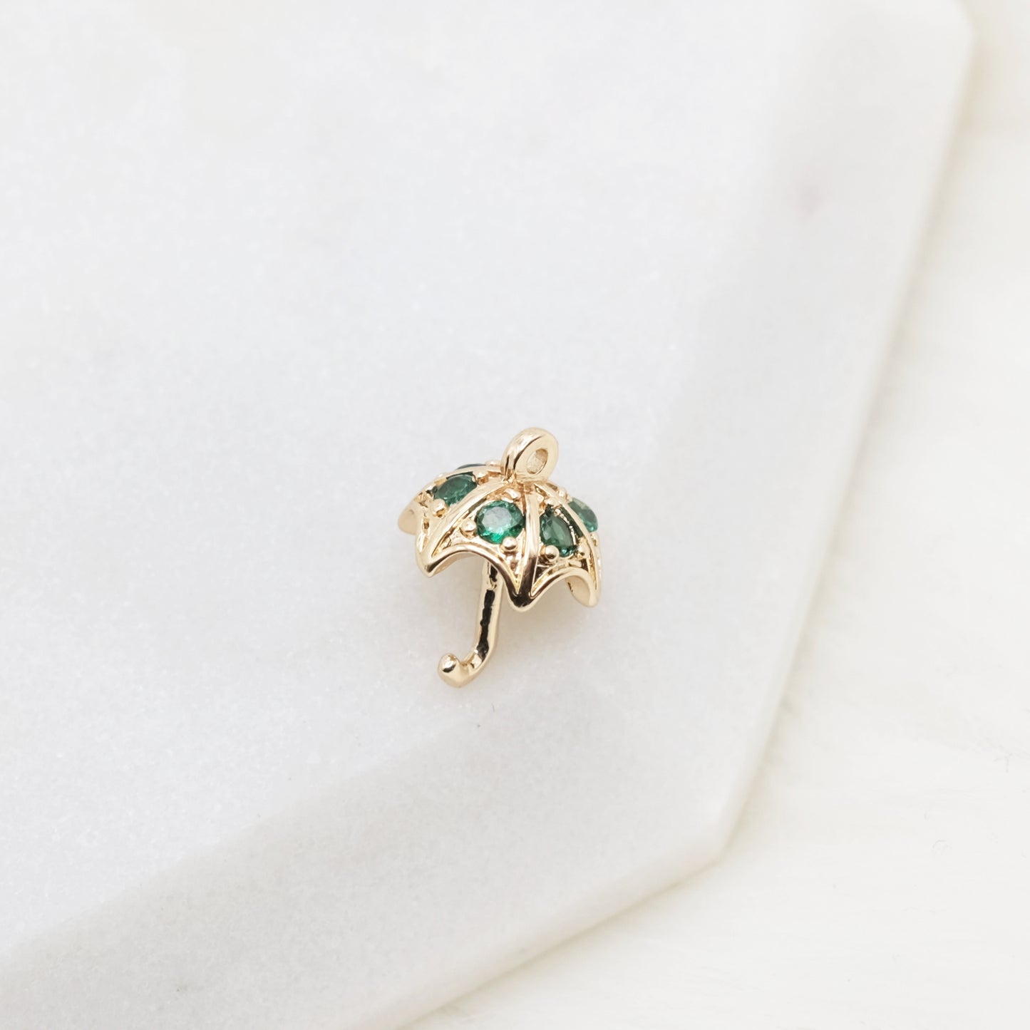 Emerald Drizzle Charm