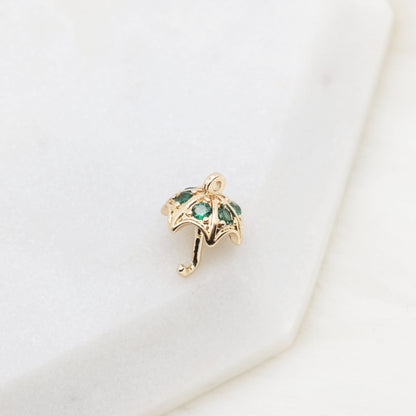 Emerald Drizzle Charm