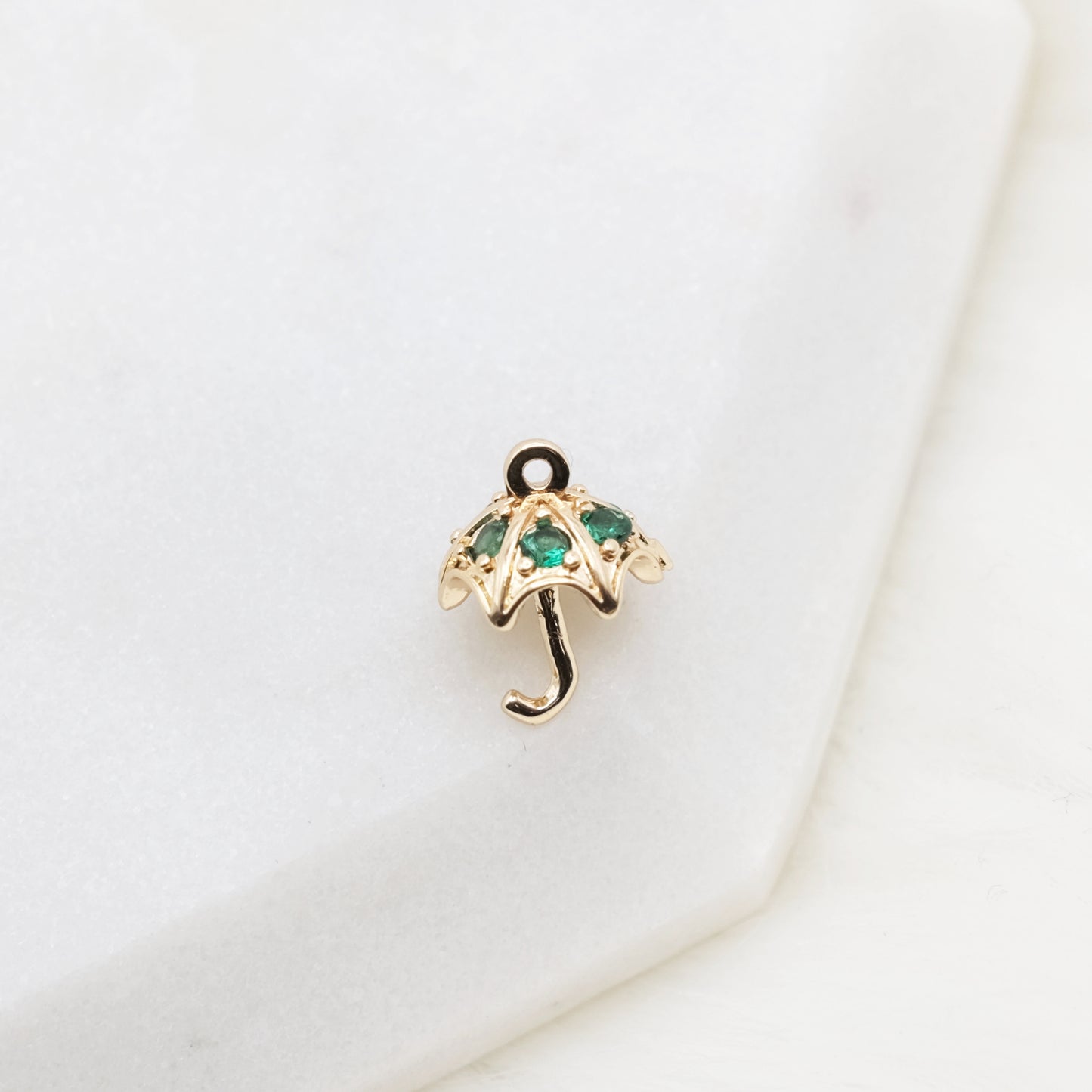 Emerald Drizzle Charm