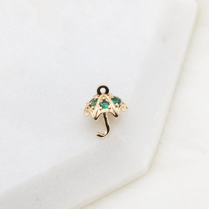 Emerald Drizzle Charm