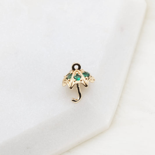 Emerald Drizzle Charm