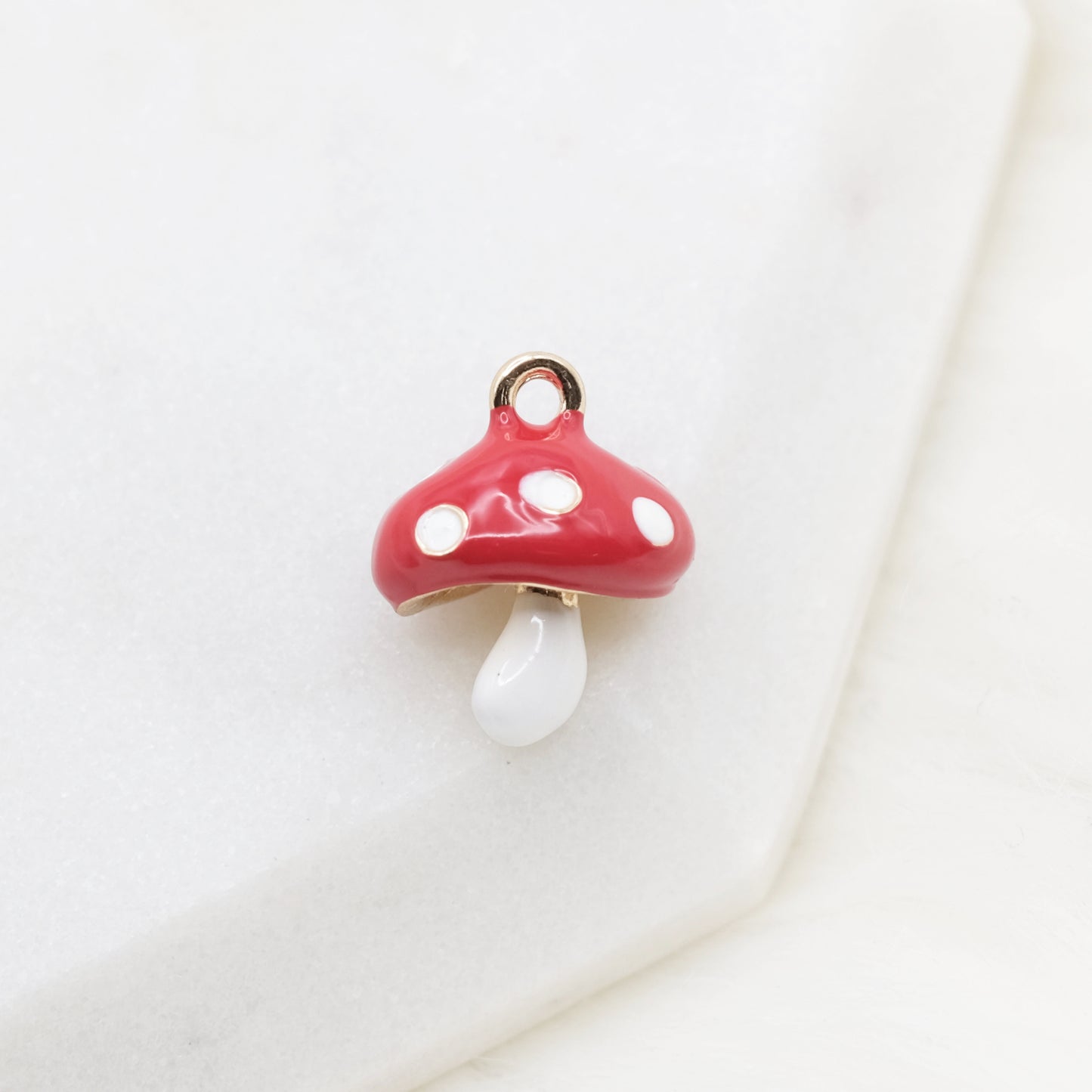 Enamel Shroomie Charmcap Charm