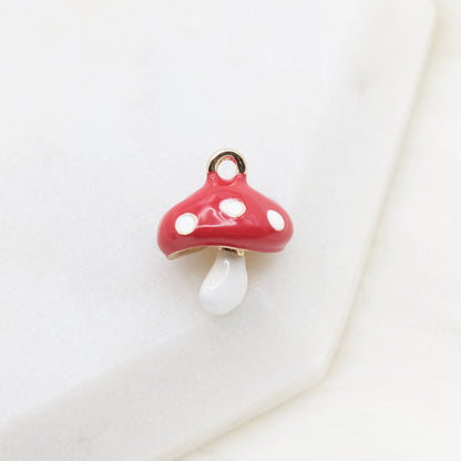 Enamel Shroomie Charmcap Charm