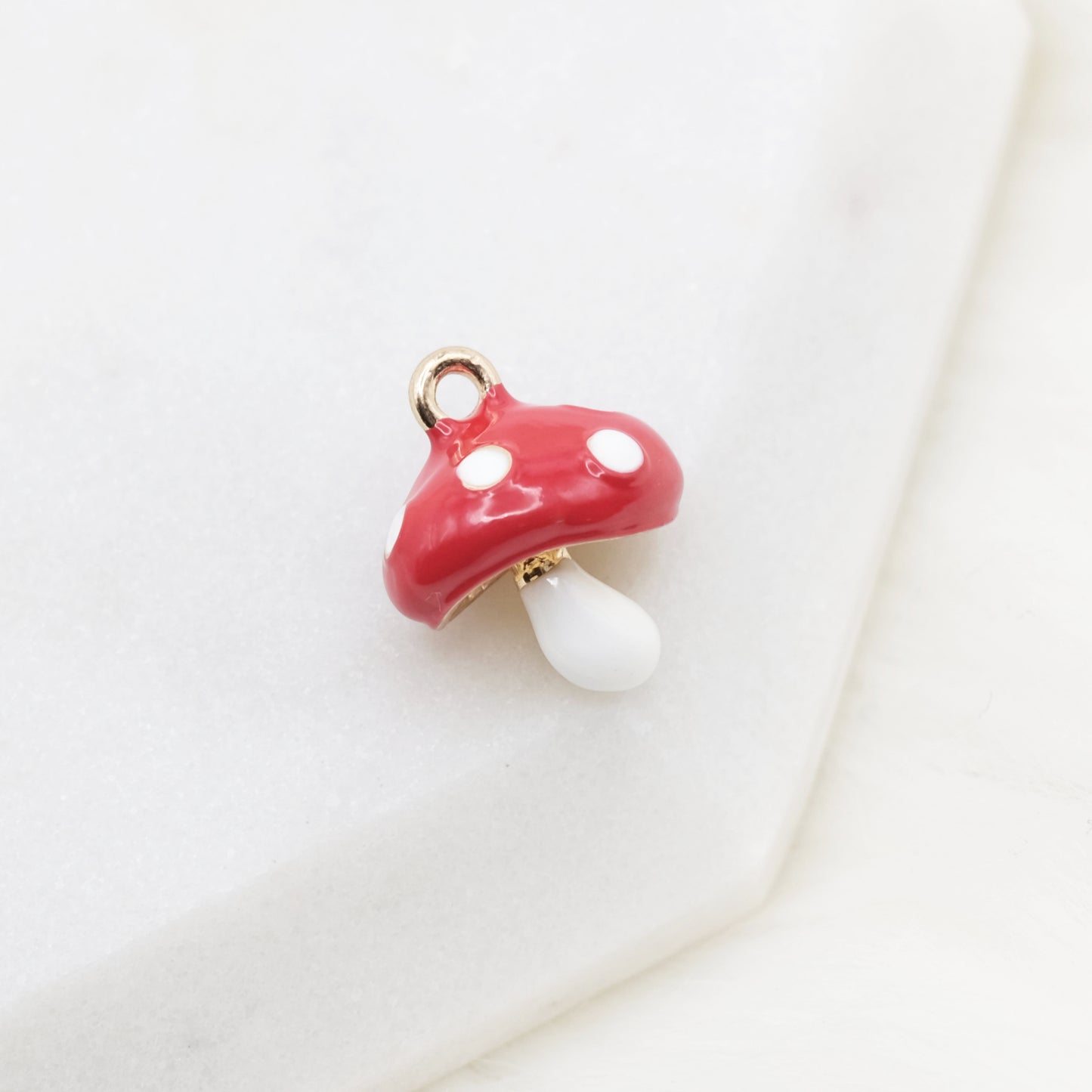 Enamel Shroomie Charmcap Charm