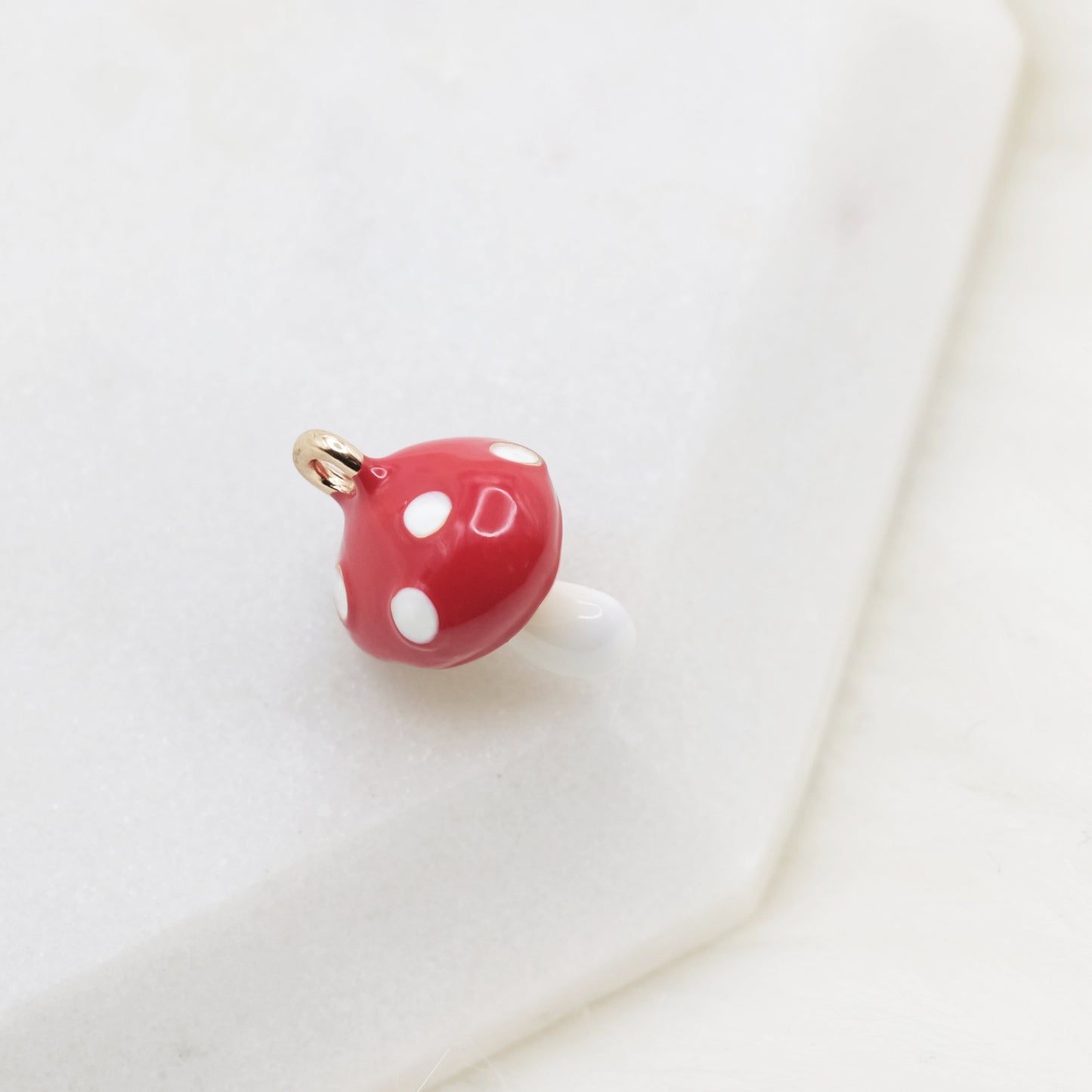 Enamel Shroomie Charmcap Charm