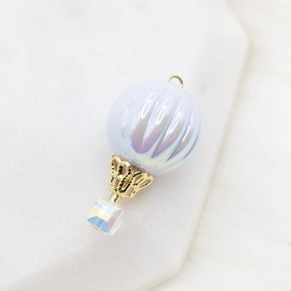 Handmade Opal Sky Balloon Charm
