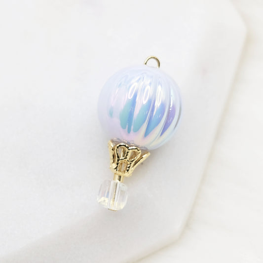 Handmade Opal Sky Balloon Charm