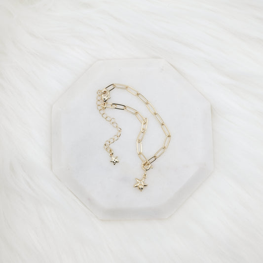 Starry Shell Simple Bracelet