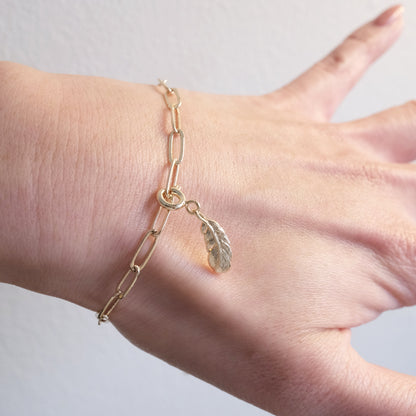 Celestial Plume Simple Bracelet