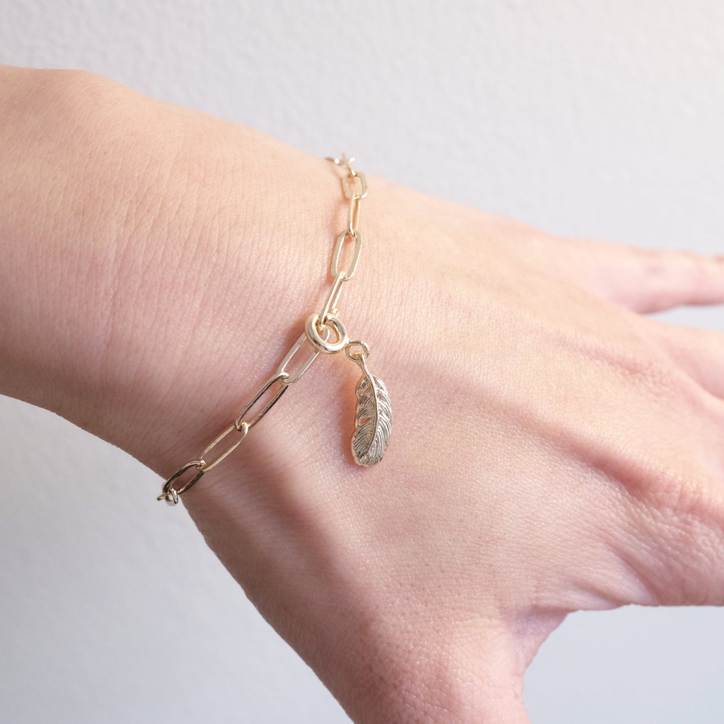 Celestial Plume Simple Bracelet