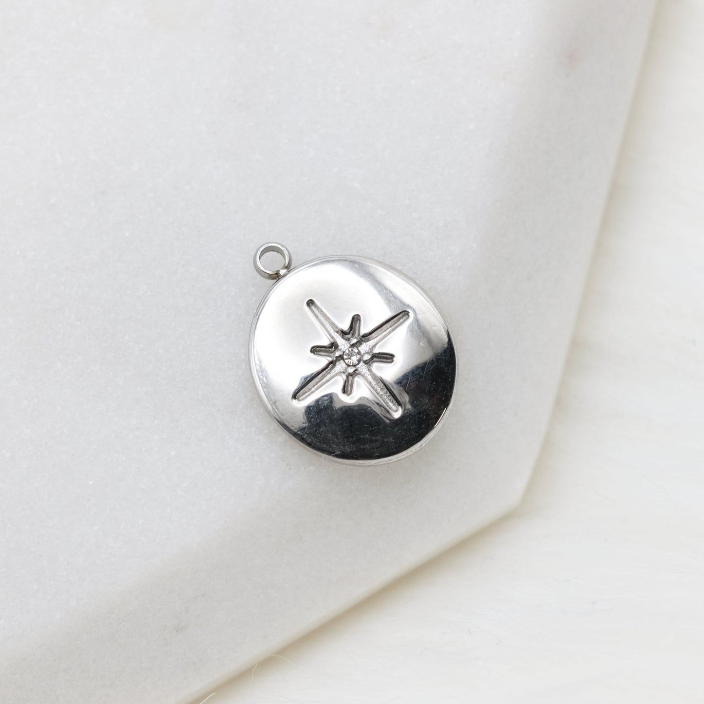 Chrome Northern Star Charm