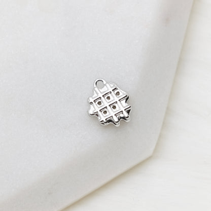 Chrome Grid Charm