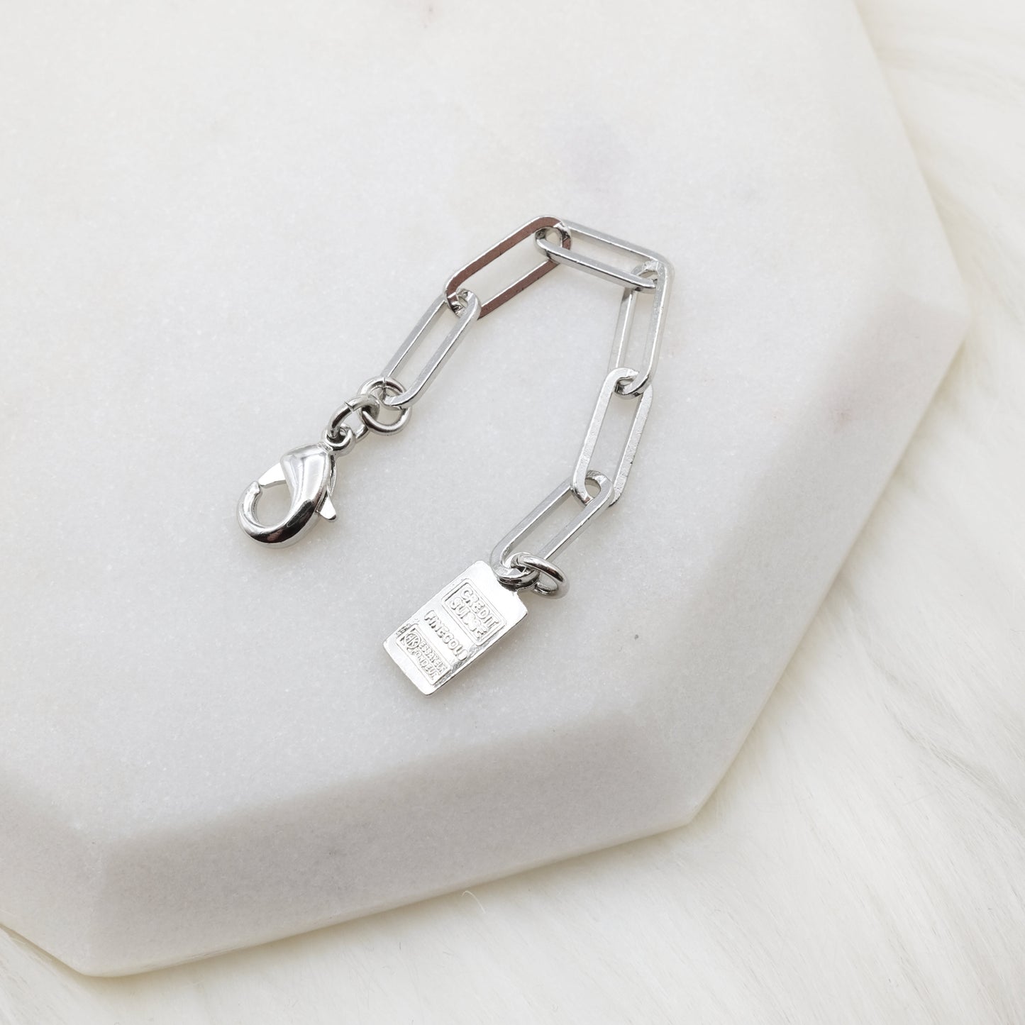 Chrome Simple Short Chain (Keychain)