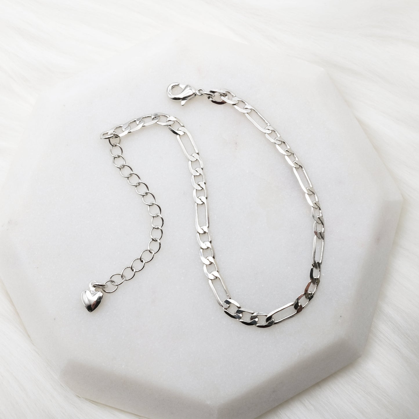 Chrome Simple Chain Bracelet