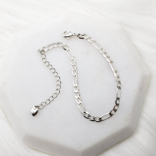 Chrome Simple Chain Bracelet