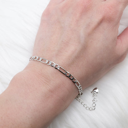 Chrome Simple Chain Bracelet