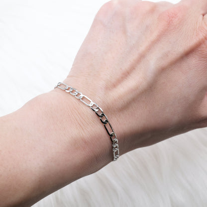 Chrome Simple Chain Bracelet