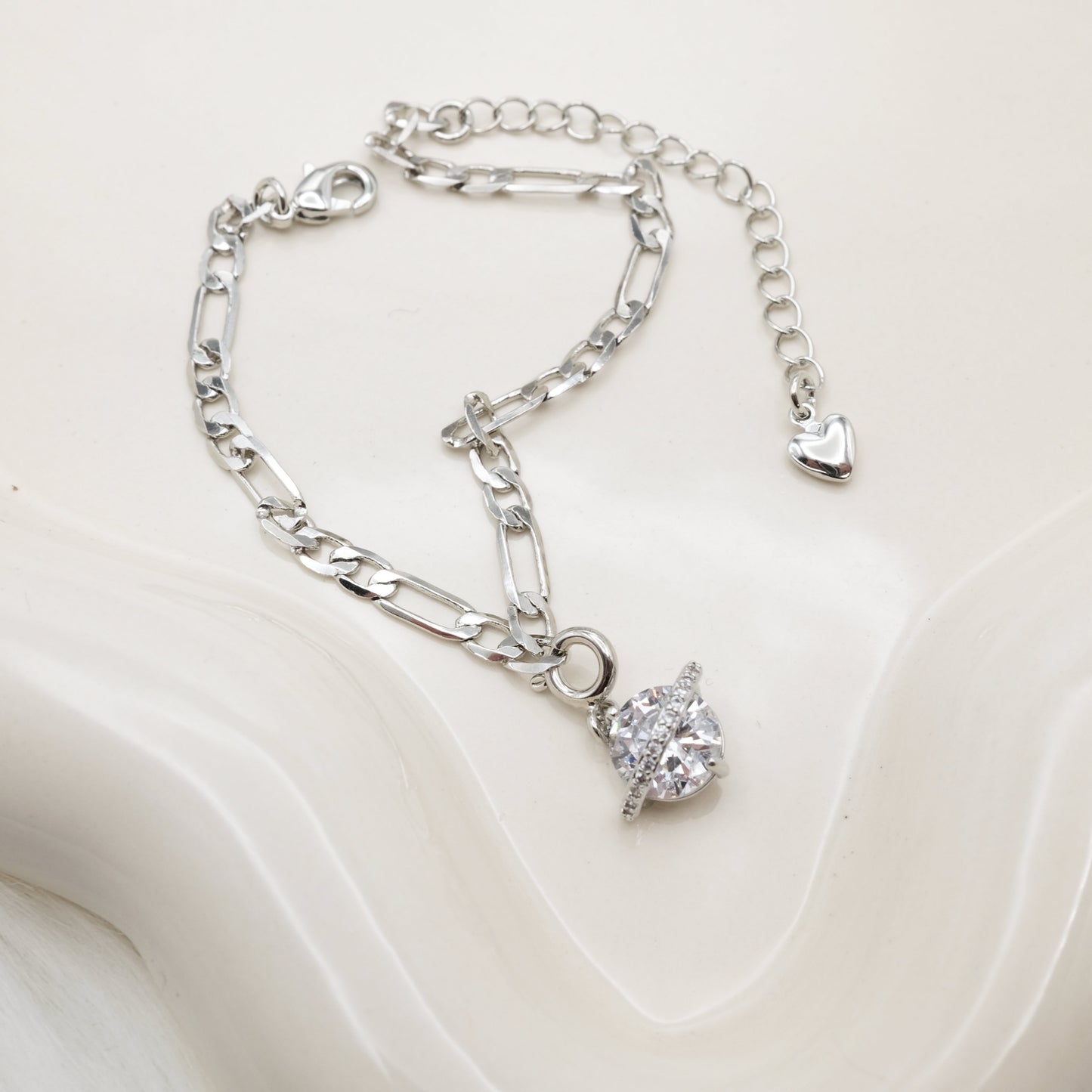 Chrome Simple Chain Bracelet