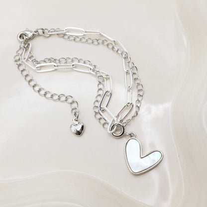 Chrome Layered Chain Bracelet (Copy)