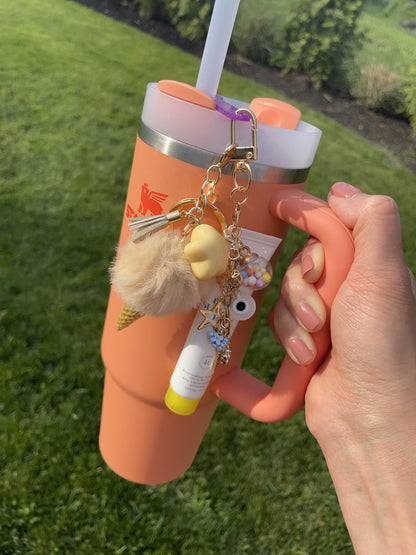 Lip Balm Keychain / Bag Charm